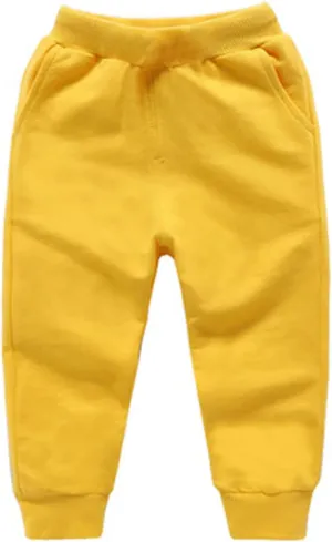 Solid Kids Sweatpants,Toddler Boys Jogger Pants Unisex Active Sweatpants Kids Casual Athletic Pull on Pants