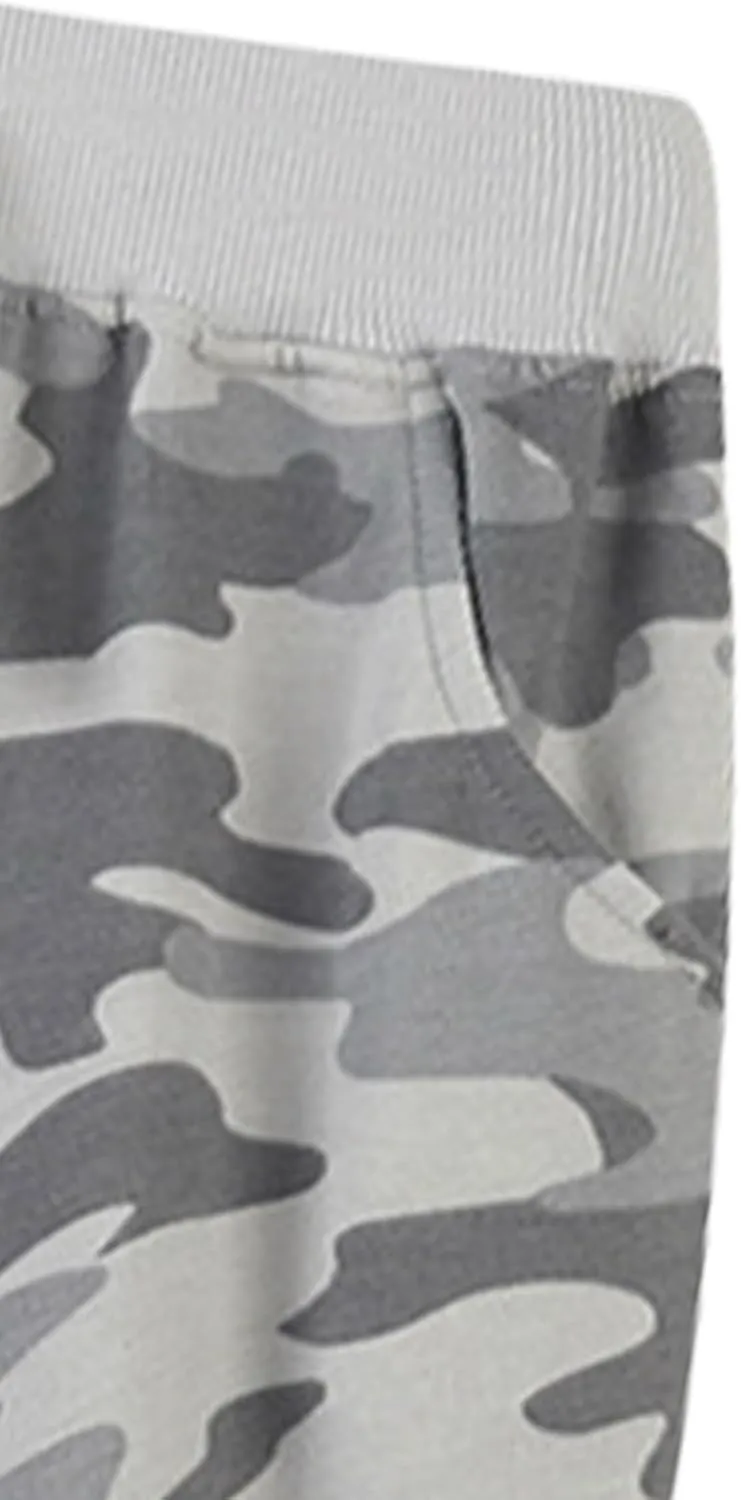 Toddler Boys Sweatpants Camouflage Drawstring Elastic Pull-On Pants Joggers Active Sport Trousers High Waisted Bottoms