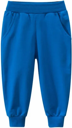 Unisex Toddler Jogger Sweatpants Kids Boys Girls Cotton Casual Pants Athletic Pull On Pants with
