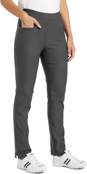 Willit Women's Golf Pants Stretch Casual Pull on Pants Quick Dry Hiking Pants