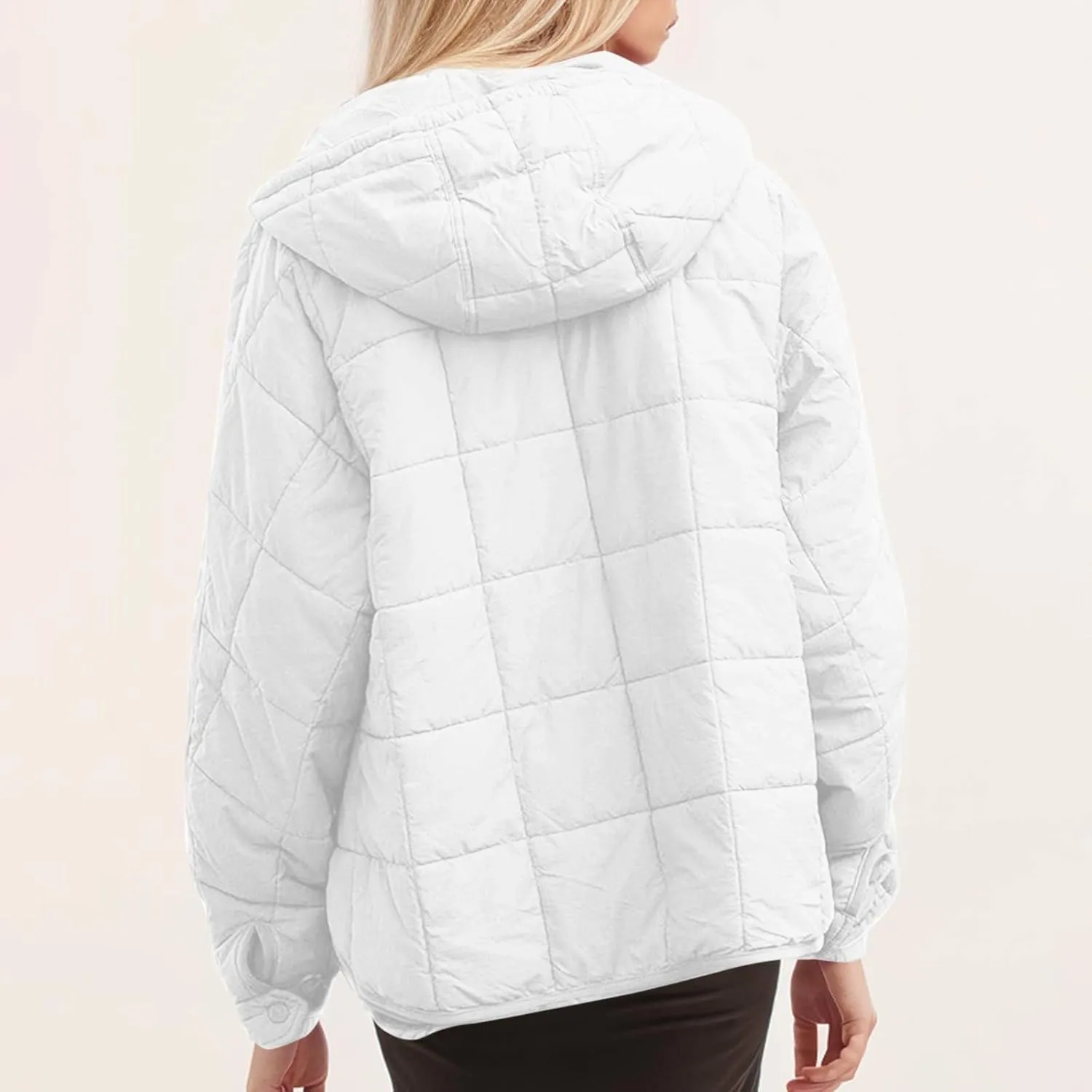 Winter Coats For Women With Hood Fleece Lined Thicken Warm Puffer Jackets Full Zipper Parkas Trendy 2025 Clothes