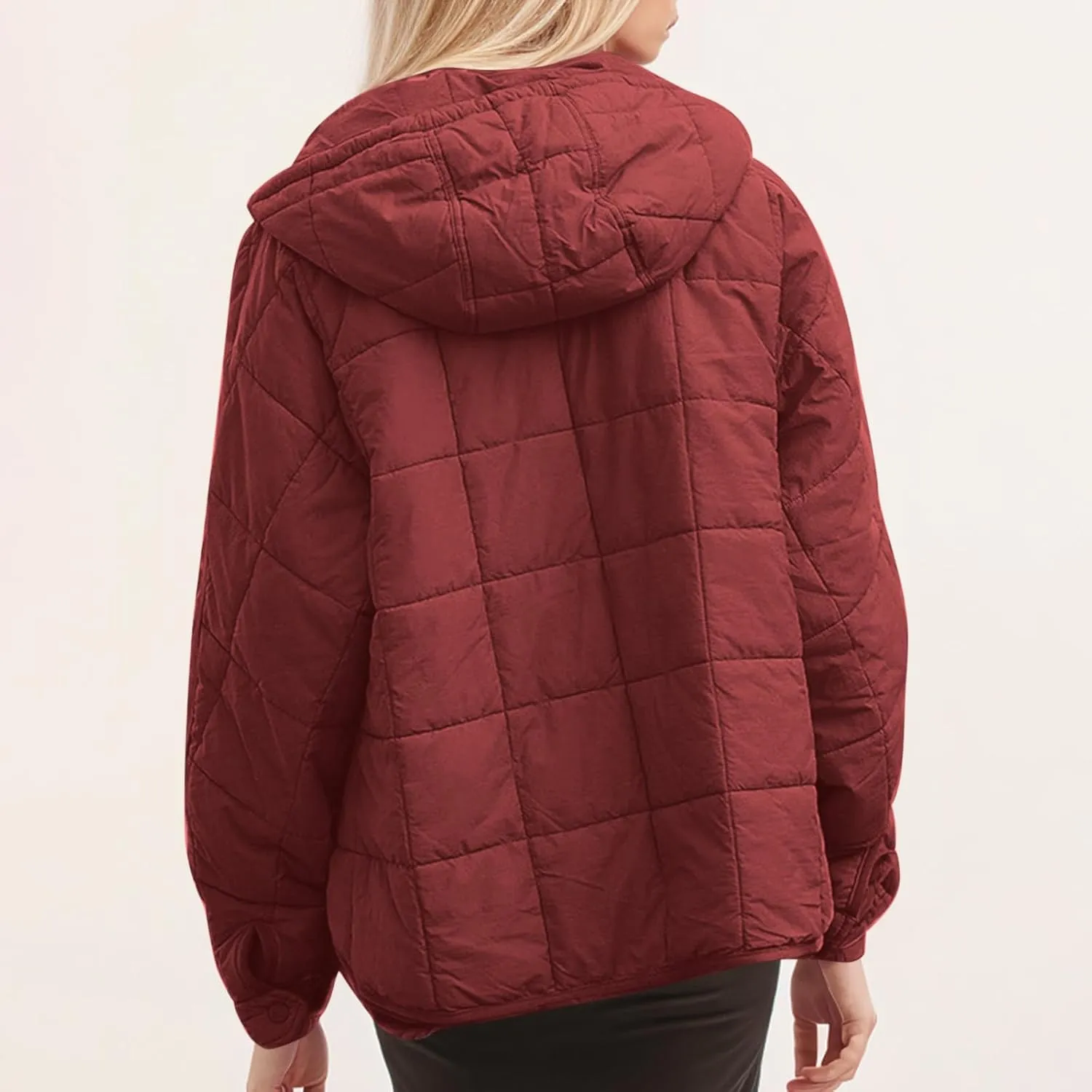 Winter Coats For Women With Hood Fleece Lined Thicken Warm Puffer Jackets Full Zipper Parkas Trendy 2025 Clothes