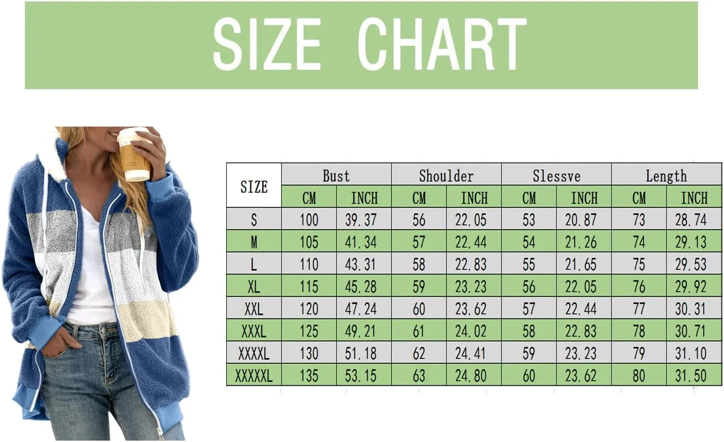 Winter Coats for Women,Fuzzy Fleece Jacket Hooded Color Block Patchwork Cardigan Coats Outerwear with Pockets