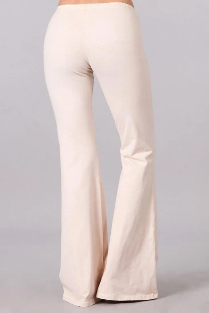 Women's Bell Bottoms Flared Yoga Stretch Pants Tie Dye High Waist