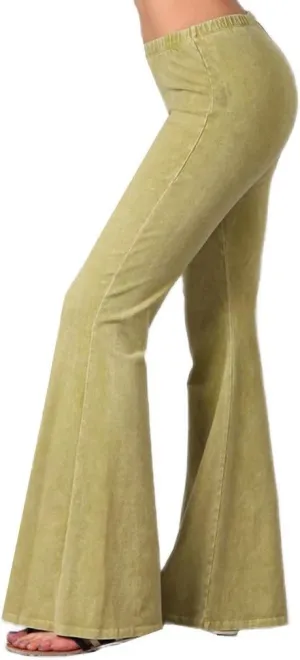 Women's Bell Bottoms Flared Yoga Stretch Pants Tie Dye High Waist