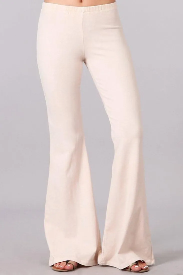 Women's Bell Bottoms Flared Yoga Stretch Pants Tie Dye High Waist