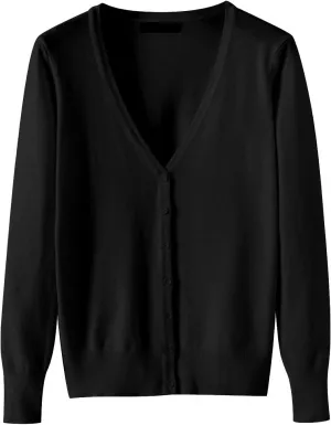 Women's Fashion Cardigan Sweatshirts Straight Tube Sweater Cardigan Light Weight Zip Up Cardigan Women Womens Fall