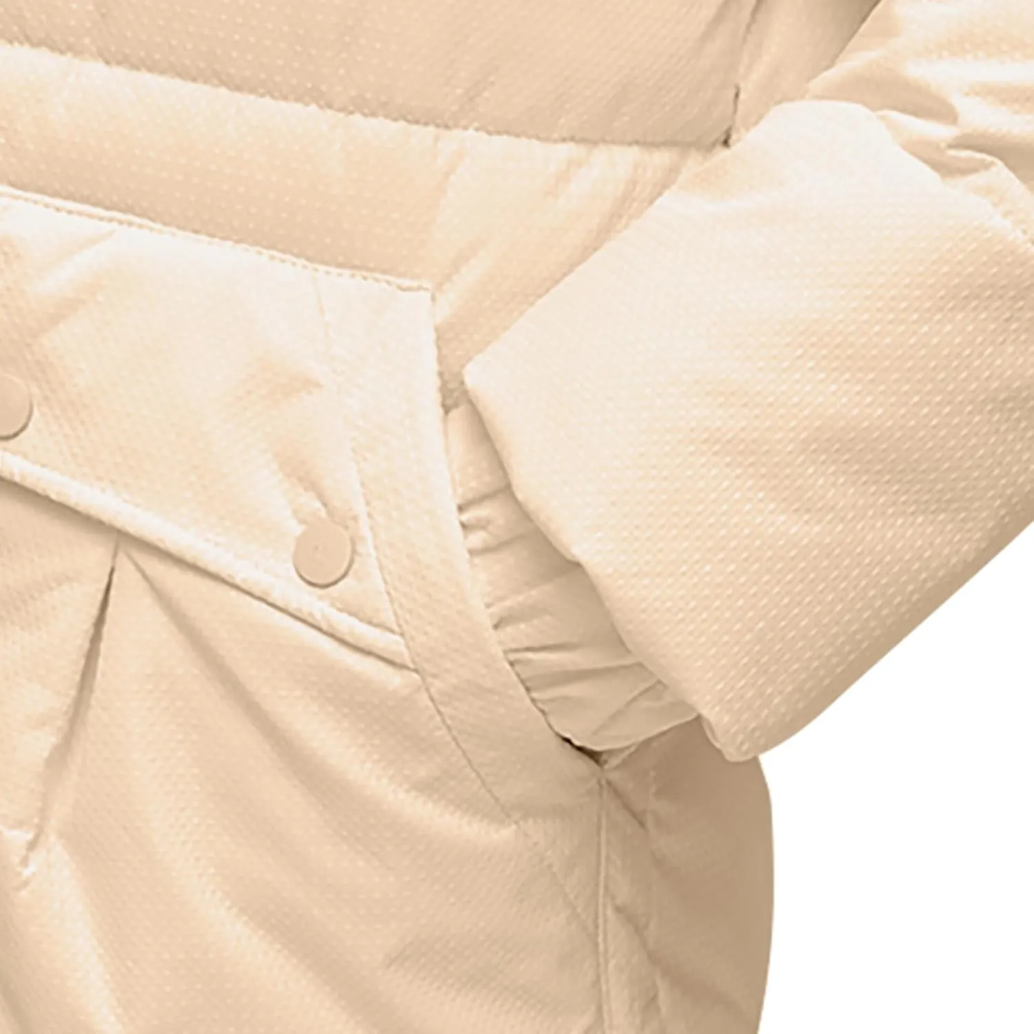 Womens Quilted Hooded Down Jacket Midium Length Plus Size Lightweight Puffer Coat Winter Warm Outfit with Pockets