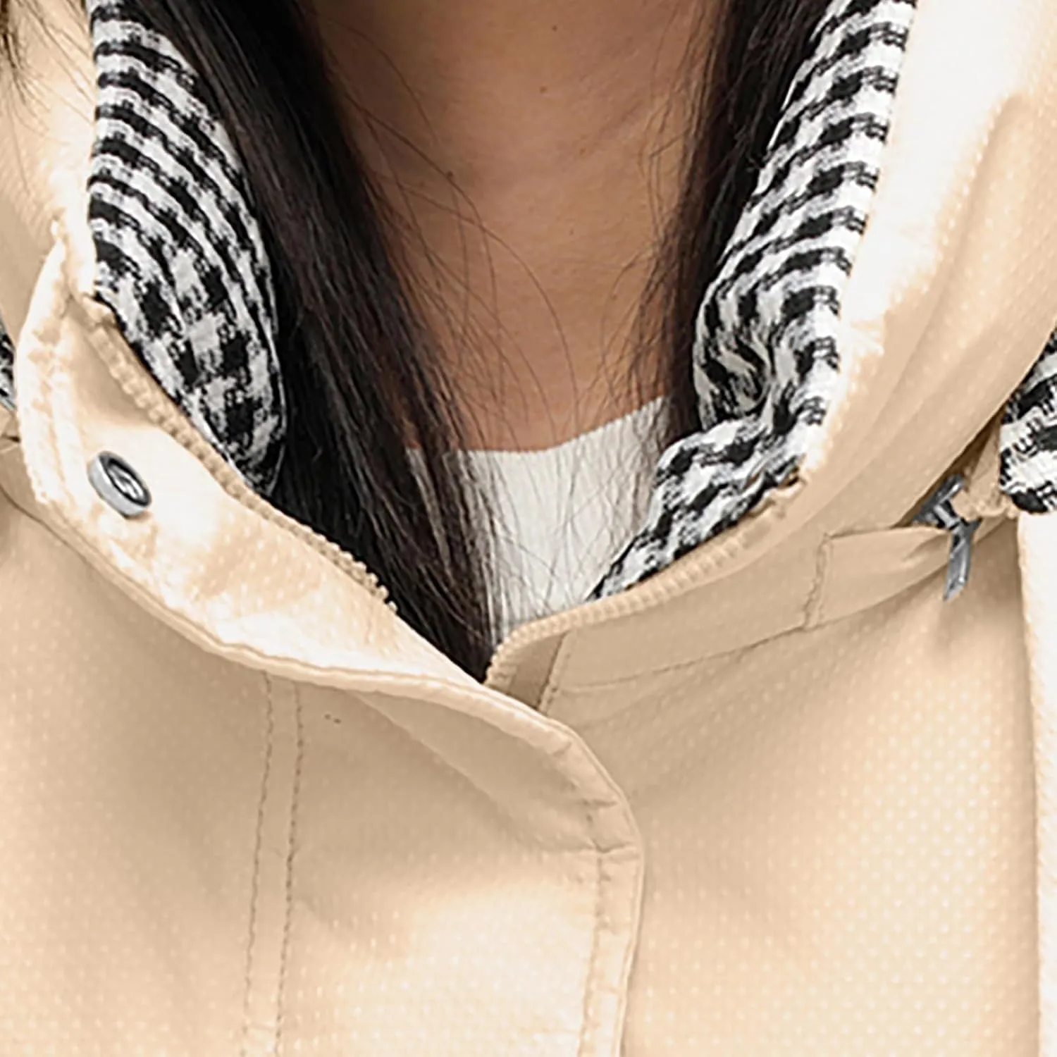 Womens Quilted Hooded Down Jacket Midium Length Plus Size Lightweight Puffer Coat Winter Warm Outfit with Pockets