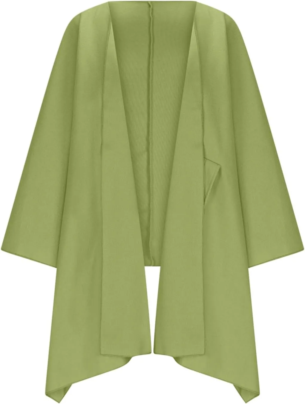Women's Shawl Wrap Coat Fall Winter Oversized Casual Open Front Cape Cardigan Sweater Boho Buffalo Poncho
