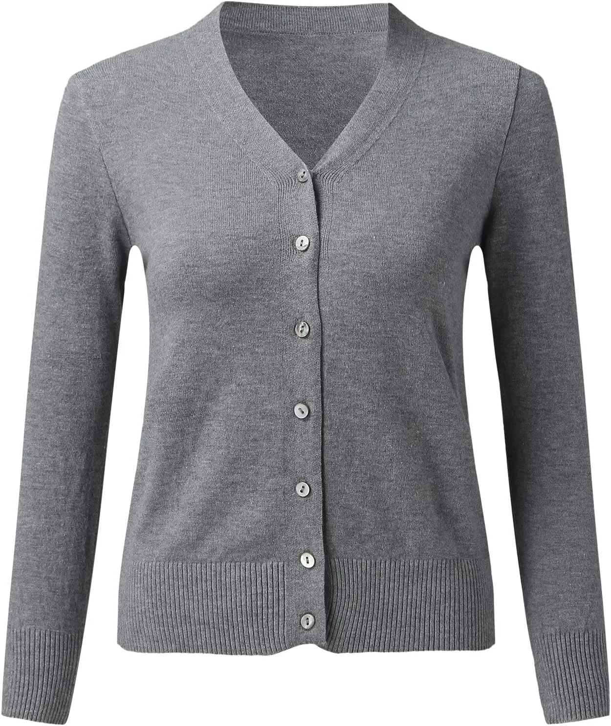 Womens Simple Solid Cardigans Long Sleeve Open Front Sweaters Casual Loose Slim Jacket Daily Going Out Fall Clothes