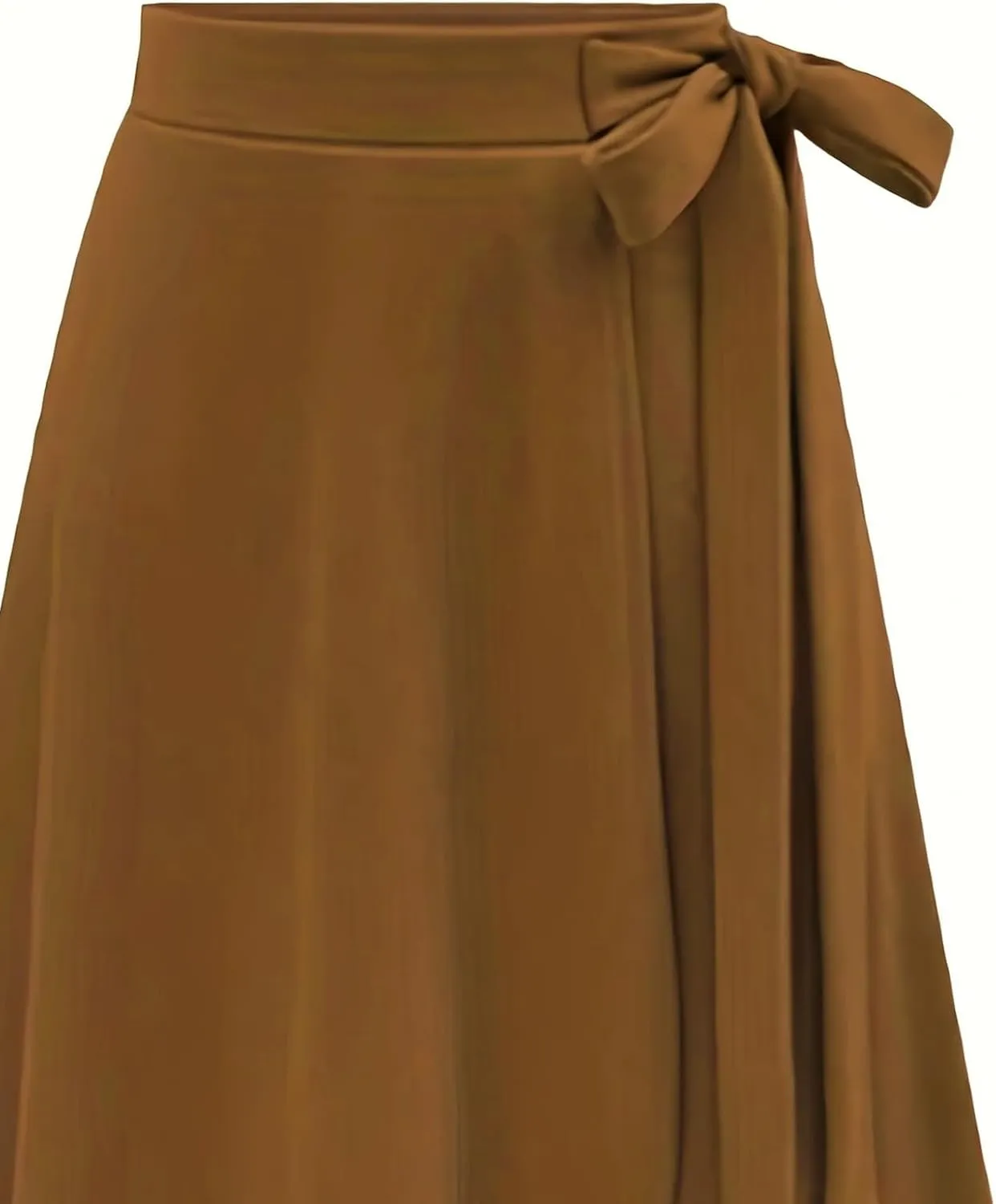Women's Solid Color High Waist Irregular Skirt Slit Skirt European and American Large Size Ballet