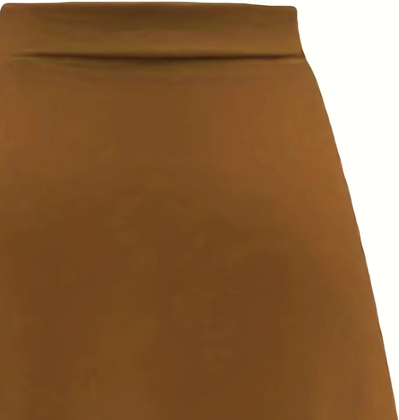 Women's Solid Color High Waist Irregular Skirt Slit Skirt European and American Large Size Ballet