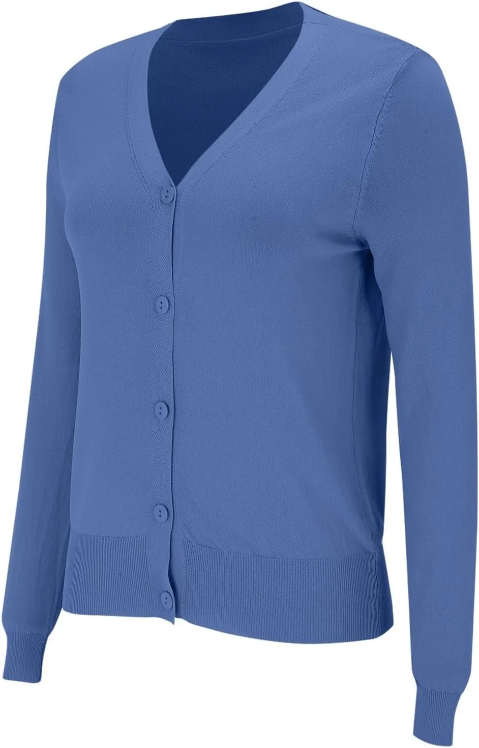 Women's Sweater Cardigans Long Sleeve Thin Lightweight Open Front Button Cardigan Dressy Casual Fall Knit Cardigans