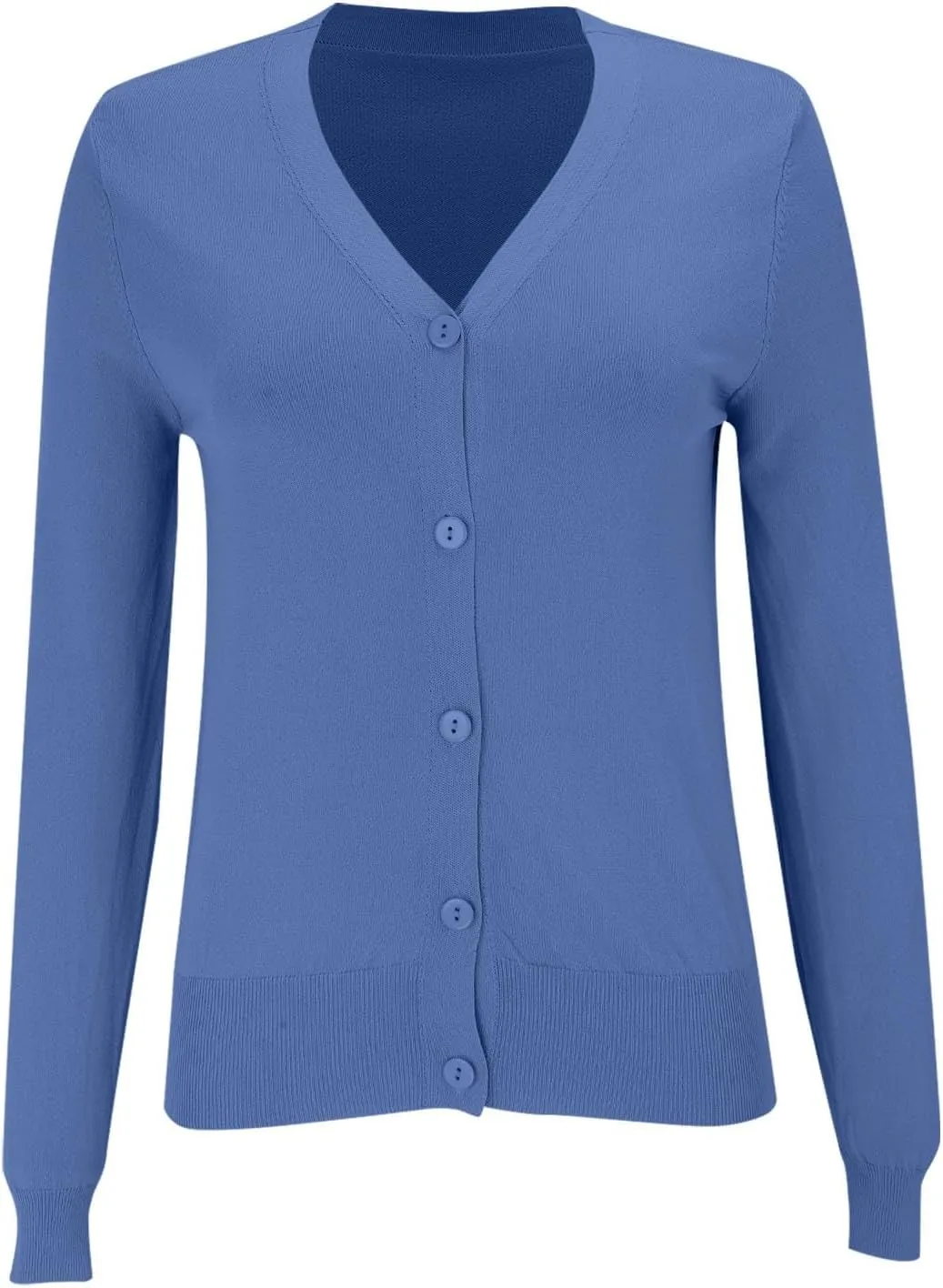 Women's Sweater Cardigans Long Sleeve Thin Lightweight Open Front Button Cardigan Dressy Casual Fall Knit Cardigans